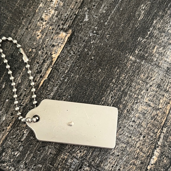Coach Metallic Keychain Tag - Picture 2 of 2